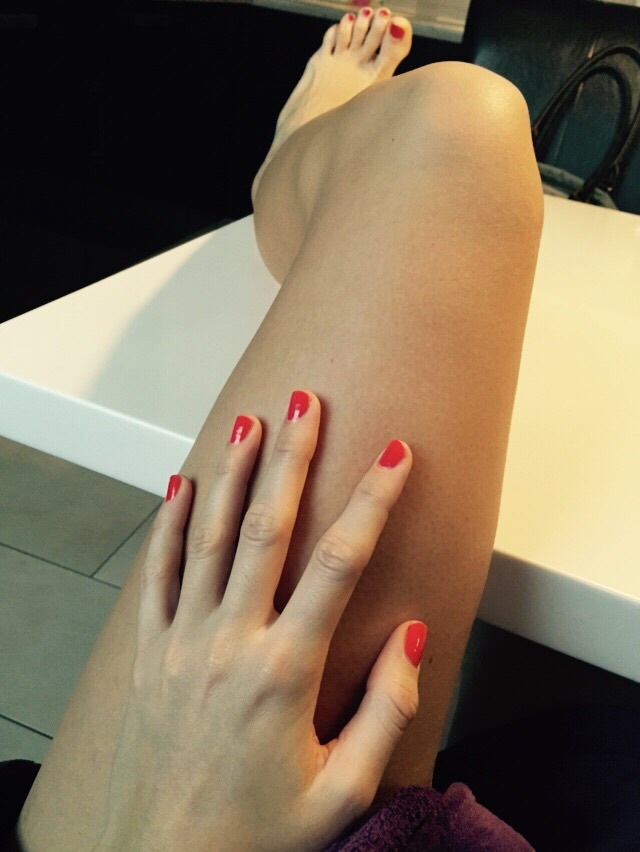 Tall blonde amateur hottie small tits long legs — 15
