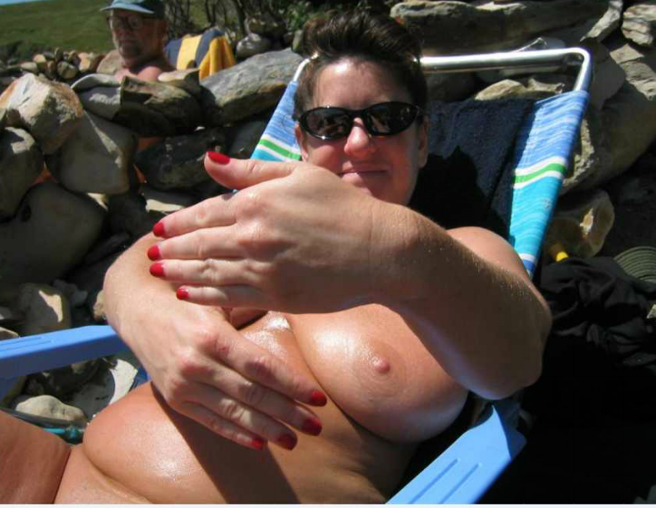Hot Big Tit Milf, outdoors — 37